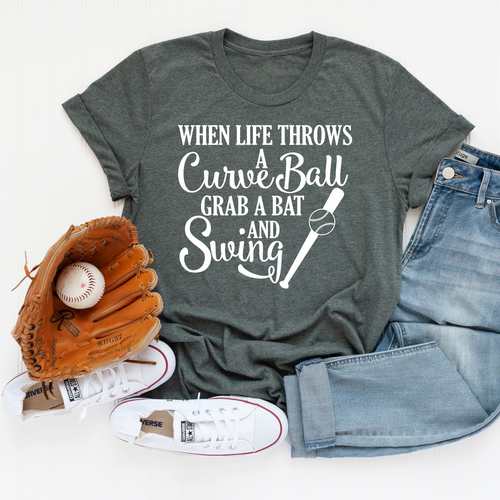 Life Throws Curveball T-Shirt