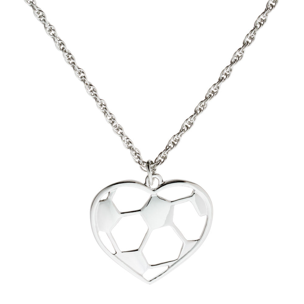 Soccer Heart Necklace