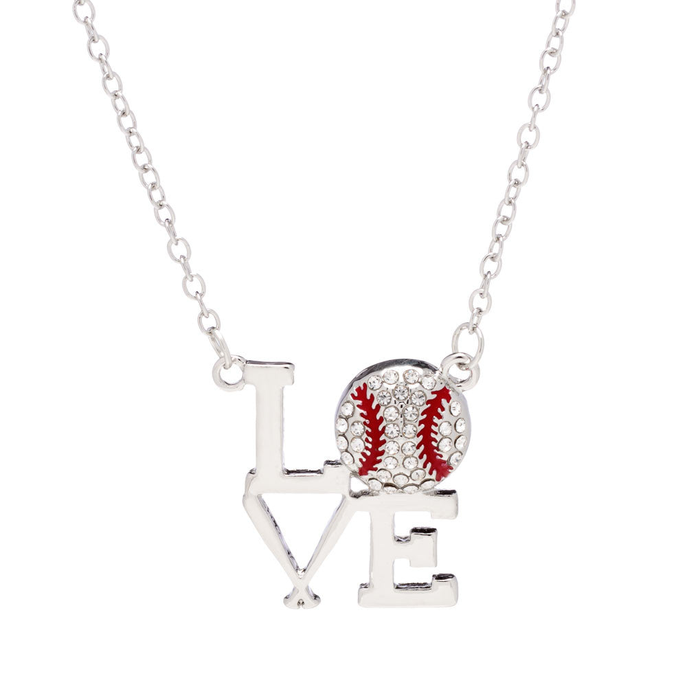 Baseball Love Necklace