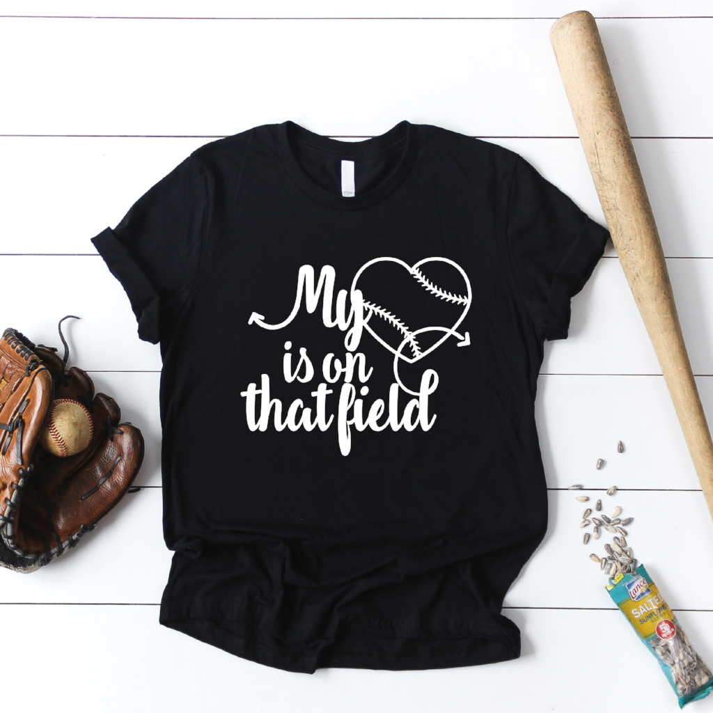 Heart on that Baseball Field T-Shirt