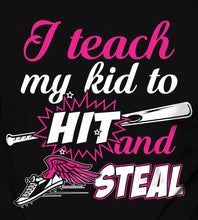 Load image into Gallery viewer, Baseball Mom Teach My Kid T-Shirt