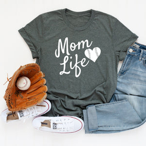 Baseball Mom Life T-Shirt